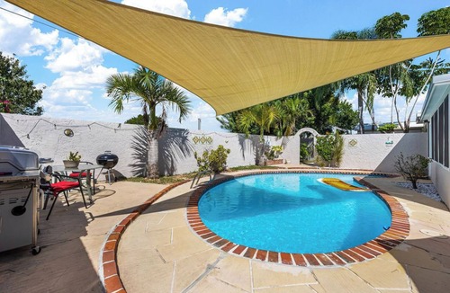 Melbourne House | SpaceCoast Charm — 3BR Home. Heated Pool & Terrace