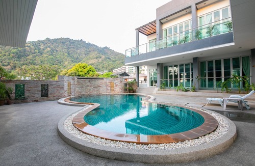 Kata Apartment | Spacious 2 Bedroom Apartment with Kitchen in Kata with Pool & Mountain View
