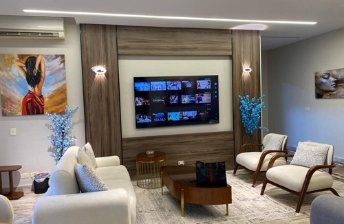 6th of October City Apartment | Spacious -2 bedroom apartment in adorable El Shikh Zaid with AC