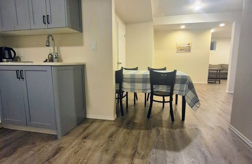 Northwest Calgary House | Spacious 2-Bedroom Suite w/Sauna, Pool & Mountain Views