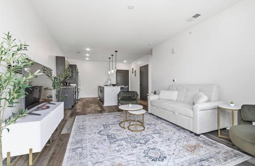 Fountain Square Apartment | Spacious 2BR Stay Near DT + Fast WiFi + Parking