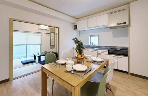 Hiroshima City Centre Apartment | Spacious 3BR Apt for 9 ppl near PeacePark