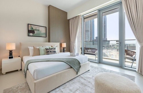 Al Safa Apartment | Spacious 3BR Living, Walking Distance to Dubai Water Canal abd Park