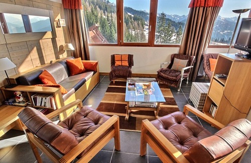 Arc-1600 Apartment | Spacious 4-Room Duplex for 10 with Panoramic View, Pool, and Sauna in Arc 1600