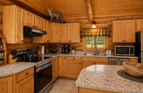 Lyndon Station House | Spacious 4BR Cabin Sleeps 12 Games Near Dells