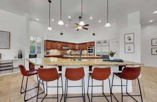 Circle G at Riggs Ranch House | Spacious 4BR Chandler Retreat w Pool, Spa, Game Room, 3 King Suites