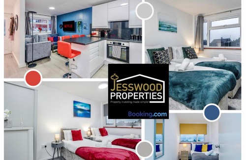 Tea Green Apartment | Spacious 5 Bedroom, 3 Bath House by Jesswood Properties Short Lets For Contractors, With Free Parking Near M1 & Luton Airport