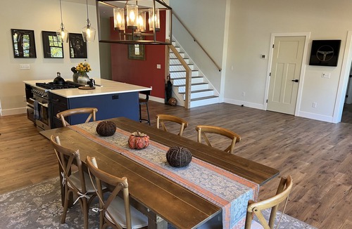 Suttons Bay House | Spacious 5-bedroom farmhouse in lovely Omena, MI with AC, WiFi & lake views