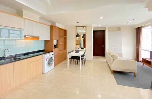 Jakarta Apartment | Spacious And Combined 2Br At Menteng Park Apartment