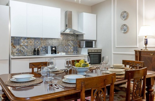 Montecatini Terme Apartment | Spacious and elegant 150 sq m apartment, perfect for six people, located on the first floor of a period building with an elevator (NOT accessible to disabled guests).The property is located in the heart of Montecatini Terme's historic center (pedestrian