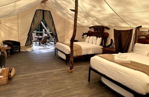 Forks Other | Spacious and Pet Friendly Safari Tent on a Glamping Resort in the Pacific Northwest, WA