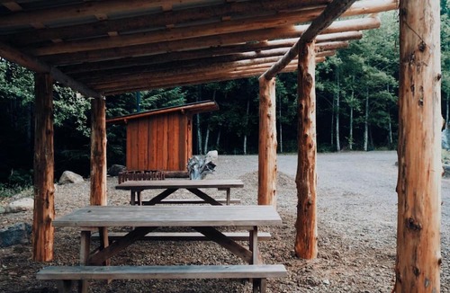 Forks RV Rental | Spacious and Pet Friendly Safari Tent on a Glamping Resort in the Pacific Northwest, WA