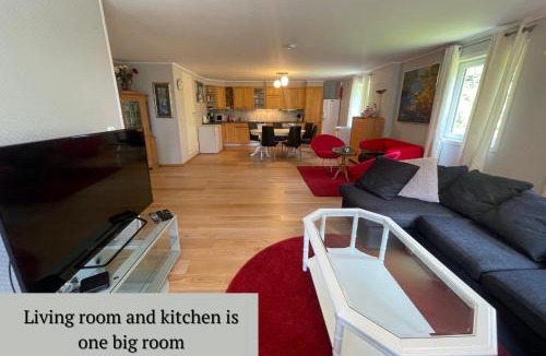 Grimstad Apartment | Spacious apartment with 4 bedrooms