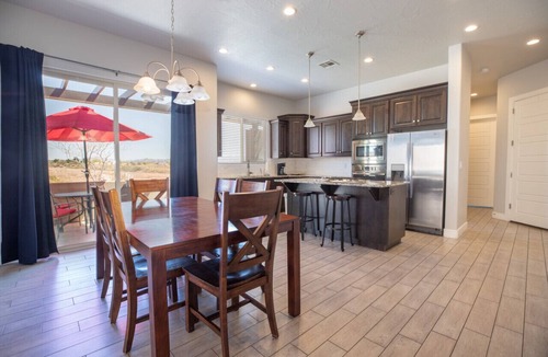 St. George Villa | Spacious backyard & 2 pools/spas, fishing pond