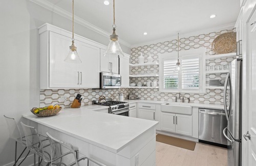 San Juan House | Spacious Balcony, Gulf Views, and Private Pool Near Beach Access