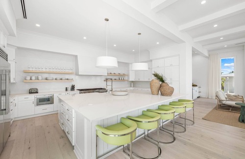 Inlet Beach House | Spacious Beach Home with Pool, Pickleball Court, and Game Room