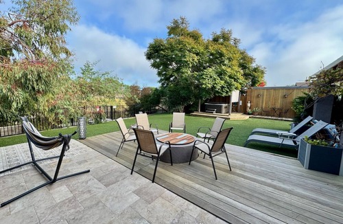 Carlsbad House | Spacious Beach Residence w Backyard Pond & Hot Tub