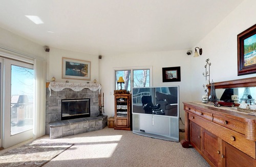 Running Springs House | Spacious & bright home with large deck, wood fireplace, and panoramic views