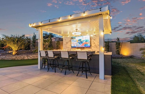 Paradise Highlands Estates House | Spacious Camelback View Home with Pool & Firepit