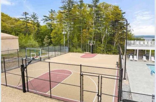 Weirs Beach House | Spacious Cedar Lodge Condo with Private Balcony