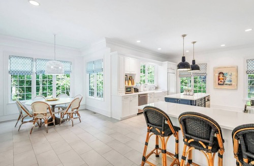 North Sea House | Spacious & chic Southampton estate with heated pool, fire pit &.