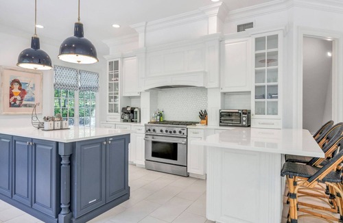 North Sea House | Spacious & chic Southampton estate with heated pool, fire pit &.