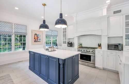North Sea House | Spacious & chic Southampton estate with heated pool, fire pit &.