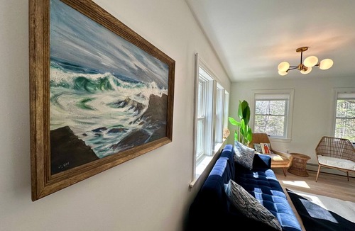 New Harbor House | Spacious Coastal Retreat | Fire Pit + Game Room