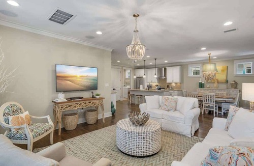 WaterSound West Beach House | Spacious Cottage-3 Bikes-Huge open living area