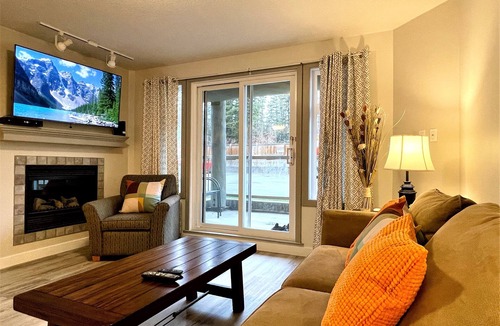 Canmore Condo | Spacious & Cozy 1BD Suite/Gym/Patio/BBQ/AC