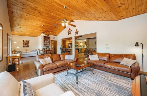 Swanton House | Spacious Dog Friendly Escape w/Hot Tub & Lake Access