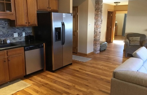 Estes Park Condo | Spacious Estes Park 2 Bedroom Loft with AC. On the River, location is unmatched.