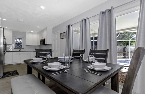 Largo House | Spacious,Family Friendly 4BR Home, Enclosed Pool, Minutes 2 Beach!