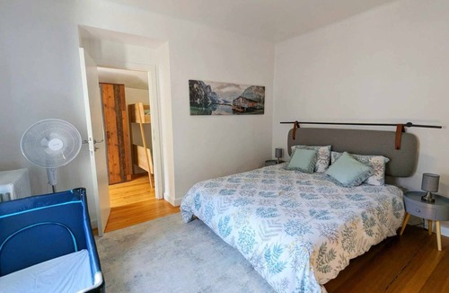 Saint-Gingolph Apartment | Spacious flat with magnificent terrace overlooking Lake Geneva.