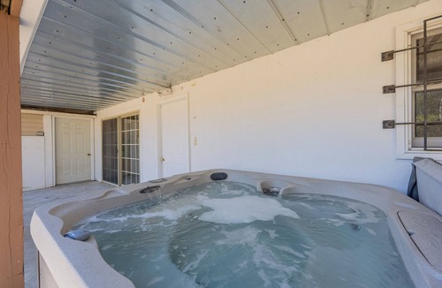 Court House House | Spacious forest retreat with hot tub, game room, pond, & cozy charm—perfect for family getaways!