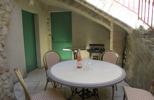 Saint-Victor-de-Malcap House | Spacious stone village house for family, billard gard sud ardeche