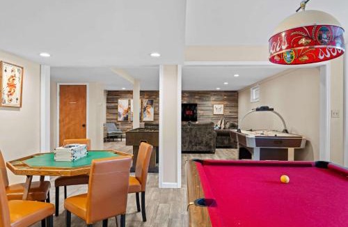 Pocono Pines House | Spacious Game Room Seclusion Hot Tub and more
