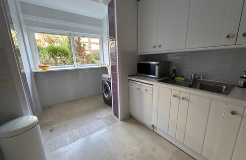 Punta Prima Apartment | "Spacious ground floor apartment" with Shared Pool, Terrace & Wi-Fi