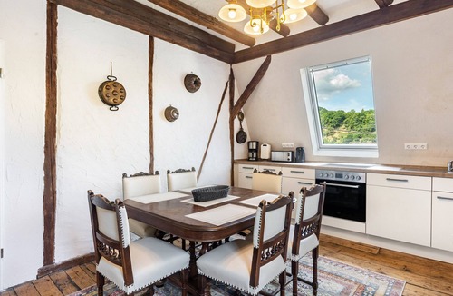 Neef Apartment | Spacious Holiday Apartment with Fireplace in Winzerhaus Schenk, with Mountain View and Wi-Fi