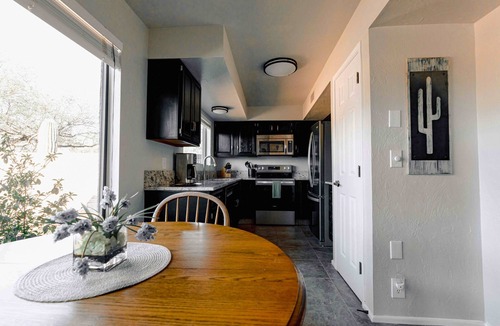 Tanque Verde House | Spacious home w/private heated pool, large yard, mountain views, work desk