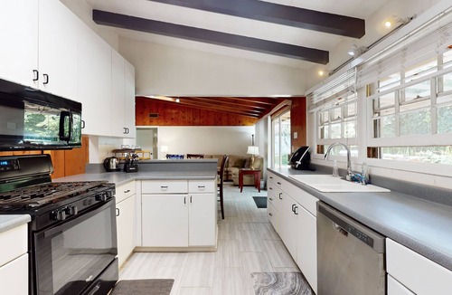 Hidden Valley House | Spacious home with private backyard, W/D, AC, and fire pit