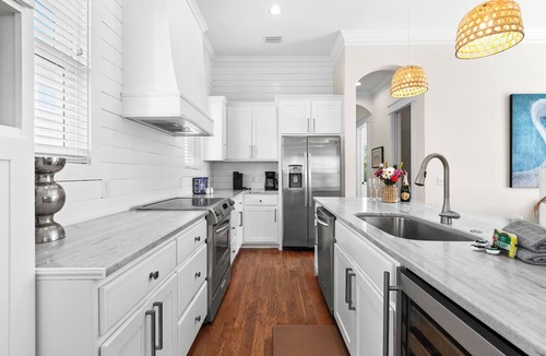 Inlet Beach House | Spacious Home with Bikes, Private Beach Access and Community Pool