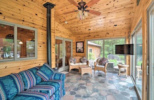 LaPorte House | Spacious Lakefront Home w/Patio & Boat Dock!