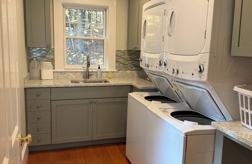 Newbury House | Spacious Lakefront Retreat - 5BR/5BA Main House + Cottage- Dock, Swimming & More