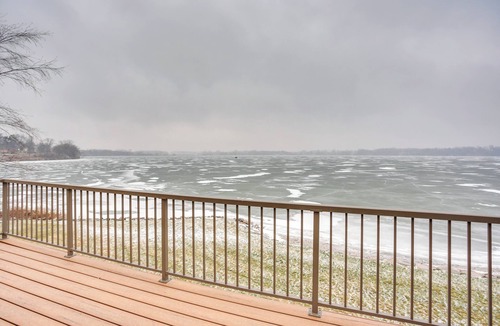 Howard Lake House | Spacious Lakefront Home w/Spectacular Views!
