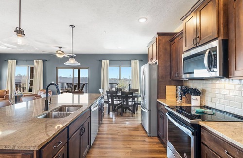 Indian Point House | Spacious Lakeview Retreat w/Game Room, Indoor Pool, Expansive Deck & Firepit