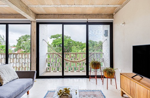 Downtown Cancun Apartment | Spacious Large Loft With Pool