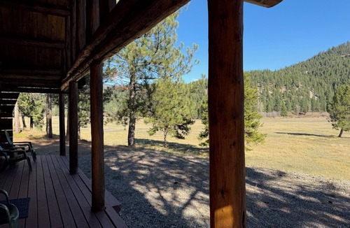 Darby Cabin | Spacious Log Cabin with Beautiful Views
