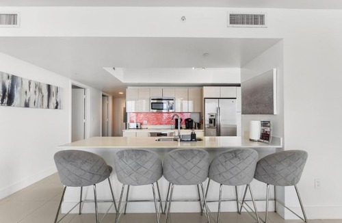 Hallandale Beach Apartment | Spacious Luxury Apartment at Beachwalk Resort with Ocean Views and Private Foyer