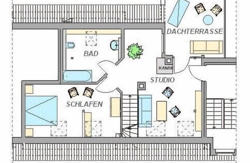 Strehlen Apartment | spacious maisonetteflat down town location